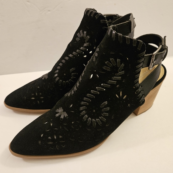 Ivanka Trump Shoes - Ivanka Trump Black Suede Bootie, Dora Sz 9.5